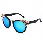 Women's Fashion Plastic Resin Rhinestone Cat Eye Sunglasses