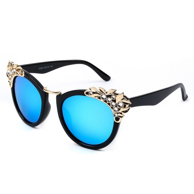 Women's Fashion Plastic Resin Rhinestone Cat Eye Sunglasses YOYOTSHOP.com