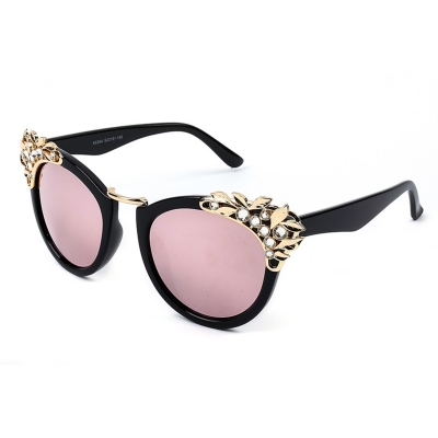 Women's Fashion Plastic Resin Rhinestone Cat Eye Sunglasses YOYOTSHOP.com