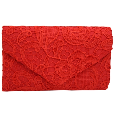 Socialite Floral Lace Evening Club Envelope Clutch Bag YOYOTSHOP.com