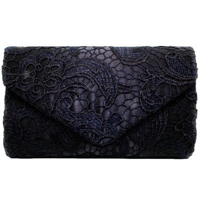 Socialite Floral Lace Evening Club Envelope Clutch Bag zecalaba.com