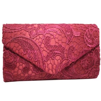 Socialite Floral Lace Evening Club Envelope Clutch Bag YOYOTSHOP.com