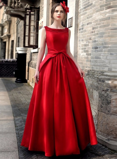 Women's Sleeveless Backless Prom Wedding Dress zecalaba.com