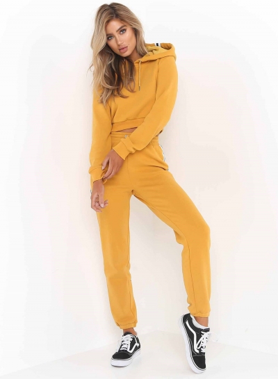 Women's Fashion Hooded 2 Piece Sweat Suit zecalaba.com