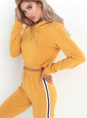 Women's Fashion Hooded 2 Piece Sweat Suit