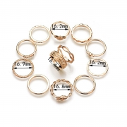 Casual Alloy Twelve Ring Set Fashion Ring