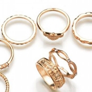 Casual Alloy Twelve Ring Set Fashion Ring