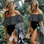 women-s-off-the-shoulder-ruffle-geo-print-one-piece-swimsuit