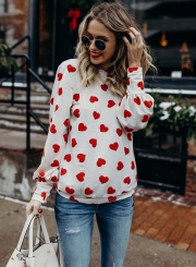 Fashion Sweetheart Printed Loose Fit Tee