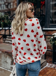 Fashion Sweetheart Printed Loose Fit Tee