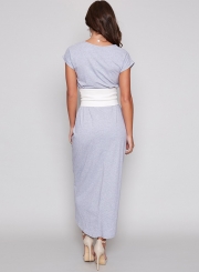 Fashion Solid Color Lace-up Belt
