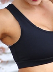 Spaghetti Strap Backless Yoga Sports Bra