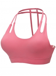 Fashion Wireless Back T Strap Yoga Bra