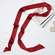 Fashion Solid Color Long Narrow Scarves