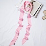 Fashion Solid Color Long Narrow Scarves