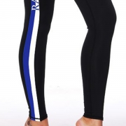 Fashion Striped Skinny Fit Ankle Yoga Leggings