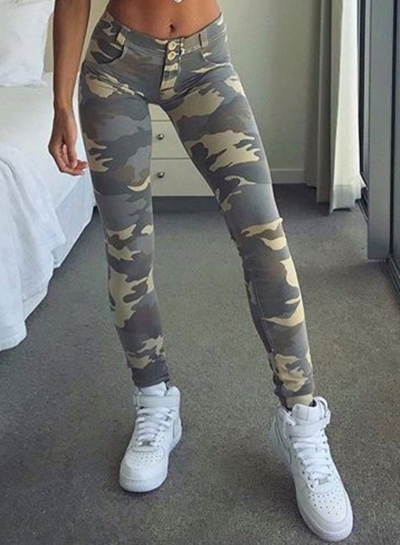 Camouflage Printed Legging for Women