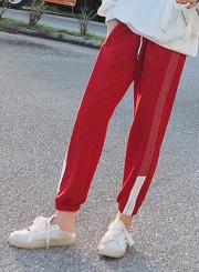 Casual High Waist Loose Sport Pants