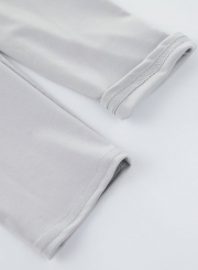 Fashion Slim Striped Color Blocked Sports Leggings