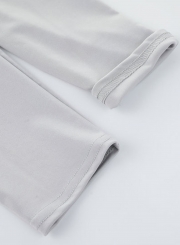 Fashion Slim Striped Color Blocked Sports Leggings